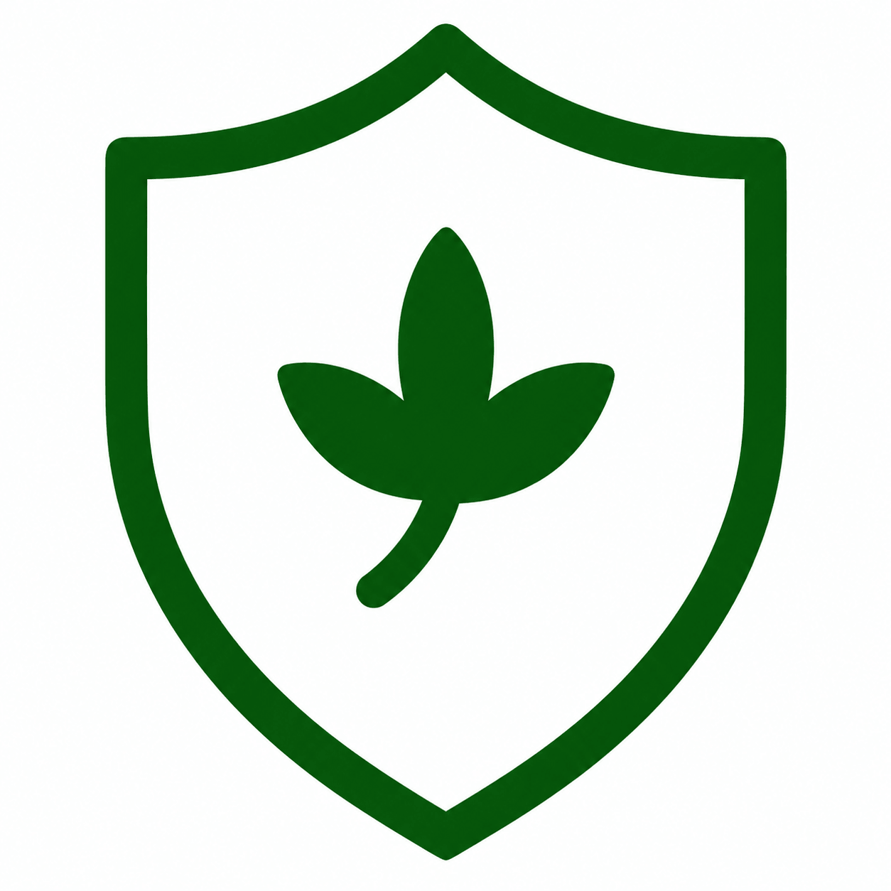 Escudo con hoja